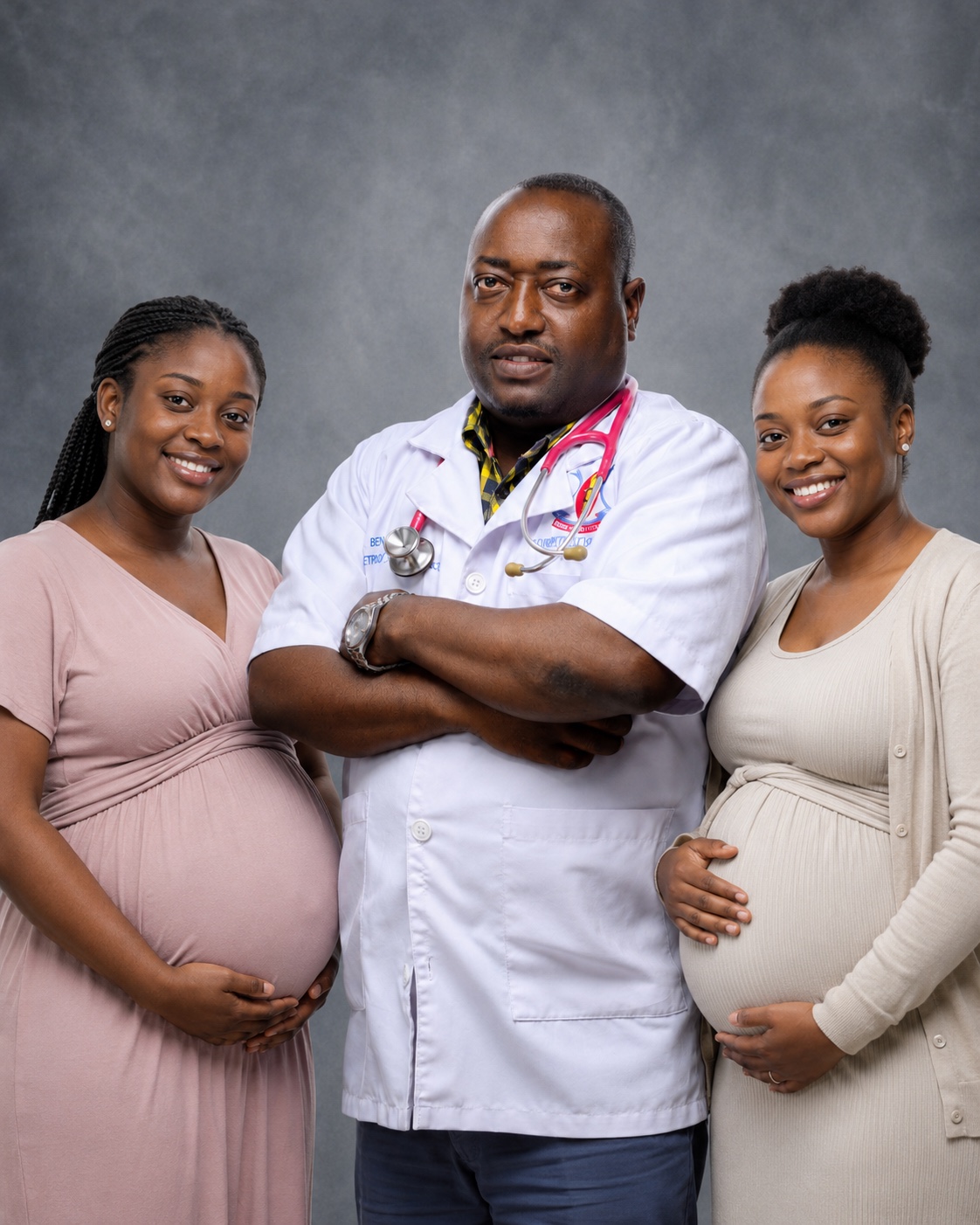 Dr. Benny akitoa huduma ya uzazi yenye huruma pamoja na wanawake wawili wajawazito
